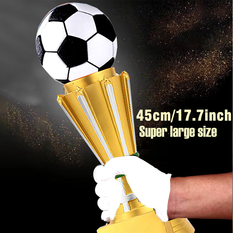 17.7Inch Large Soccer Resin Trophy