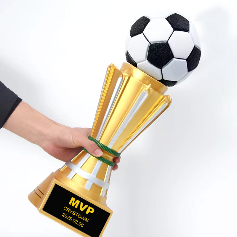 17.7Inch Large Soccer Resin Trophy