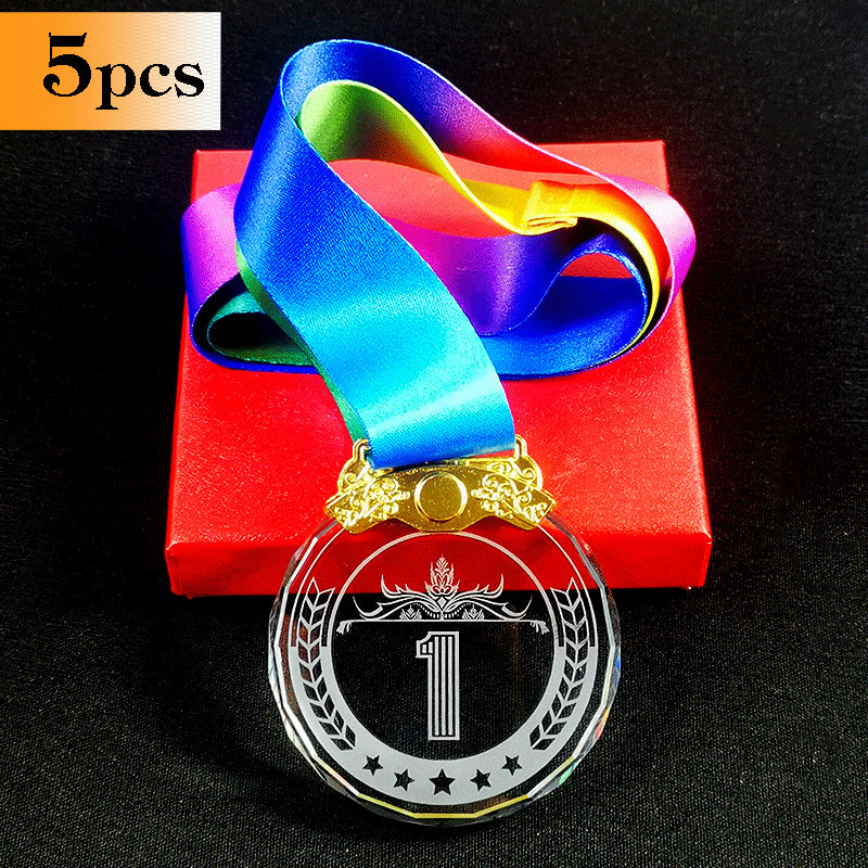 2026 New Style CRYSTOWN Crystal Glass Medals
