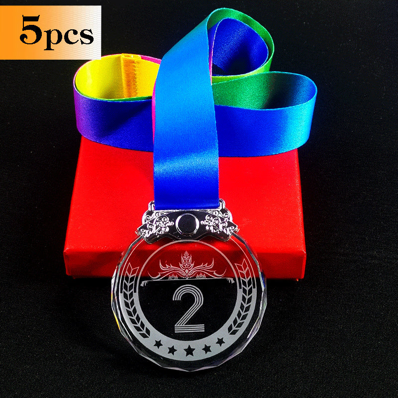 2026 New Style CRYSTOWN Crystal Glass Medals