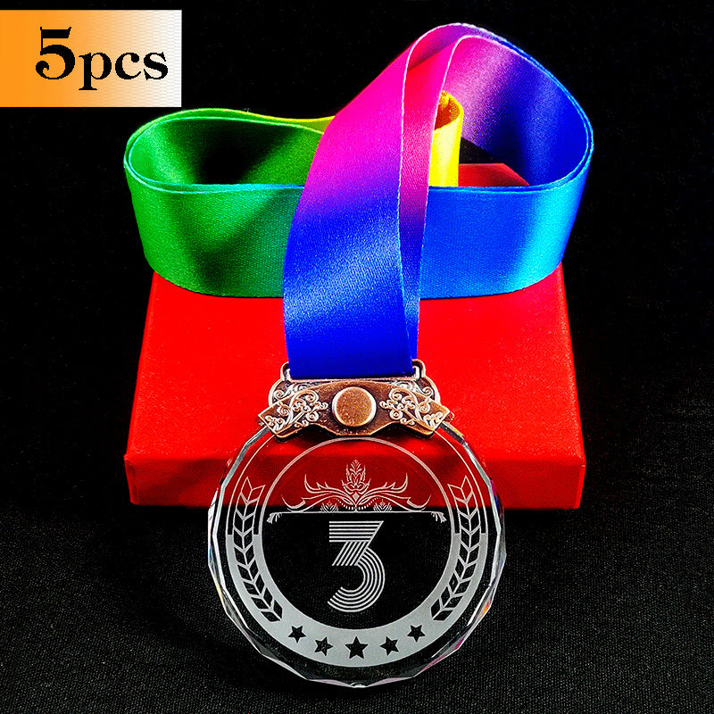 2026 New Style CRYSTOWN Crystal Glass Medals