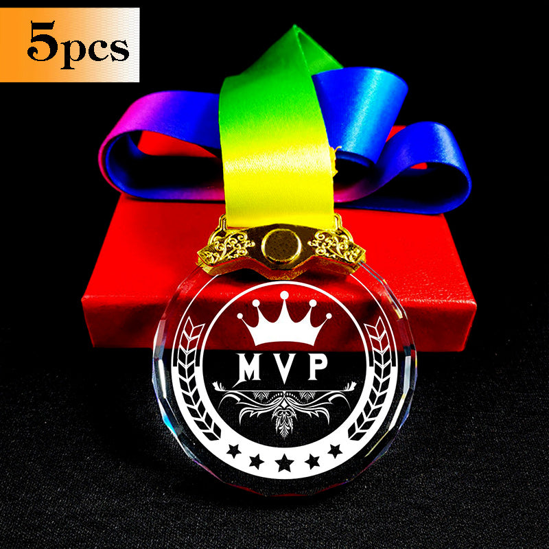 2026 New Style CRYSTOWN Crystal Glass Medals