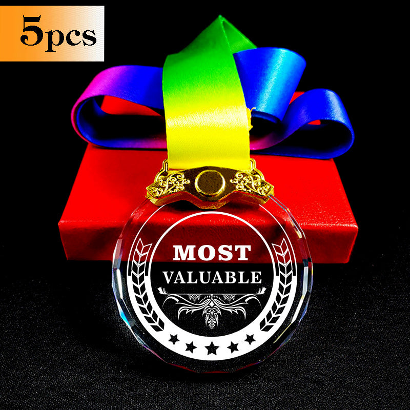 2026 New Style CRYSTOWN Crystal Glass Medals