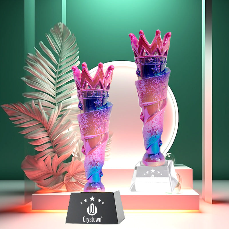 2026 New High-End Color Resin Trophy
