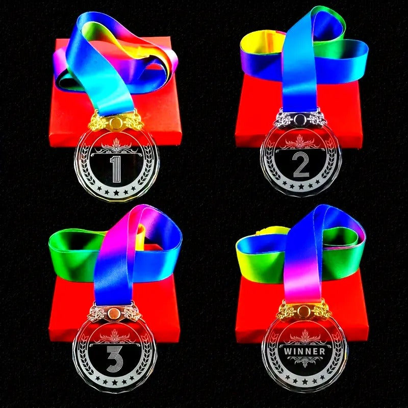 2026 New Style CRYSTOWN Crystal Glass Medals