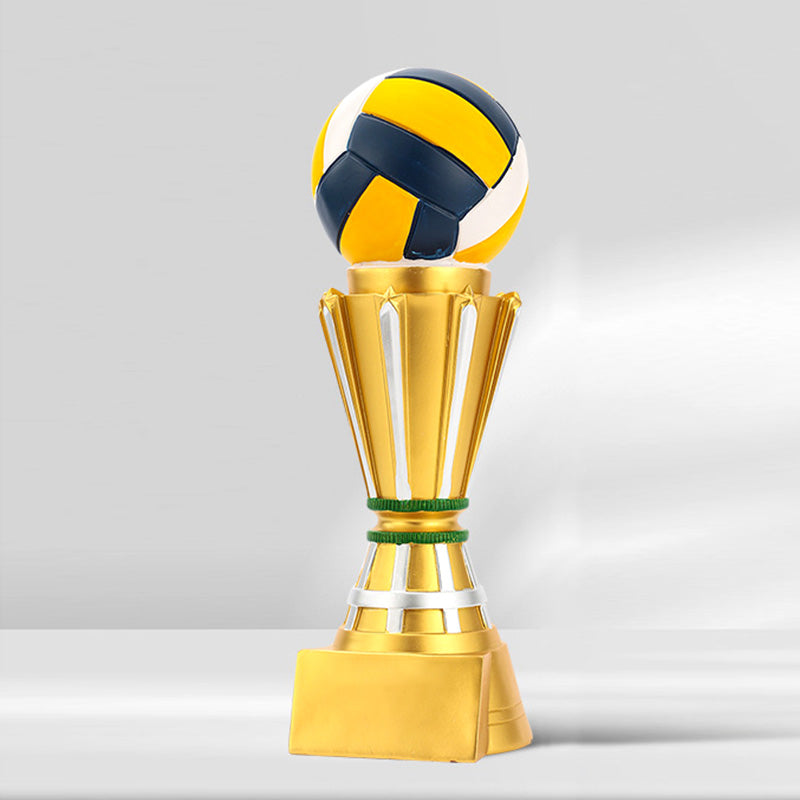 New Large Volleyball High-End Colored Resin Trophy 2026